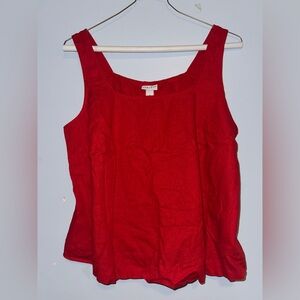 Ava & Viv Vibrant Red Tank Top
